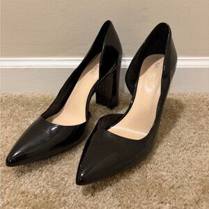 Nine West Glossy Black Heels